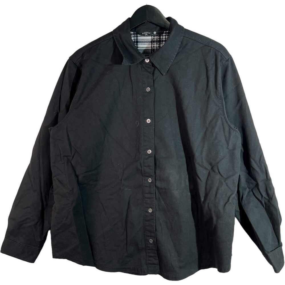 Riders By Lee Full Button Down Collared Shirt - image 1